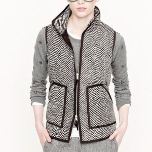 J Crew Excursion Herringbone Vest